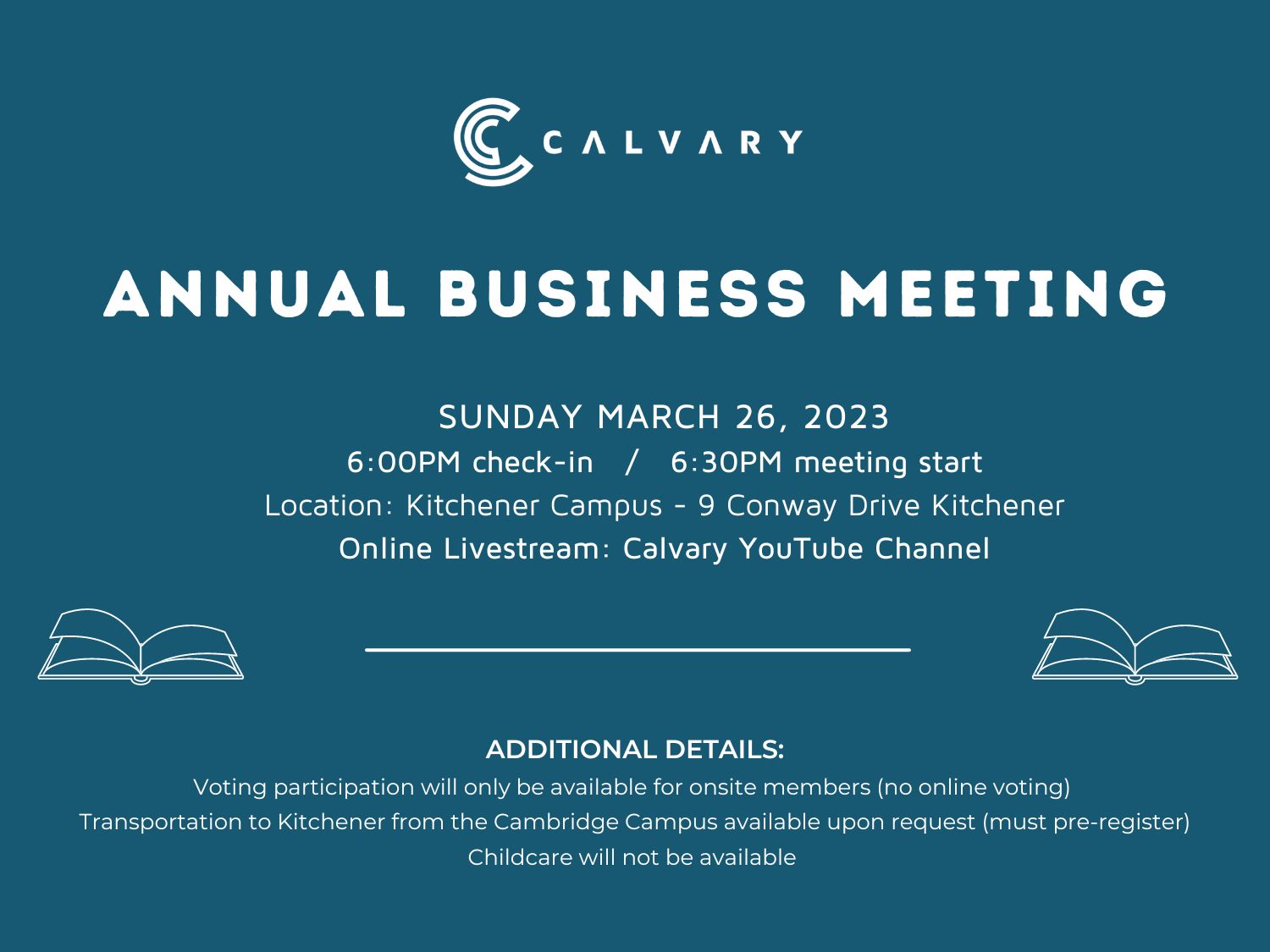 Annual Business Meeting - Calvary Cambridge